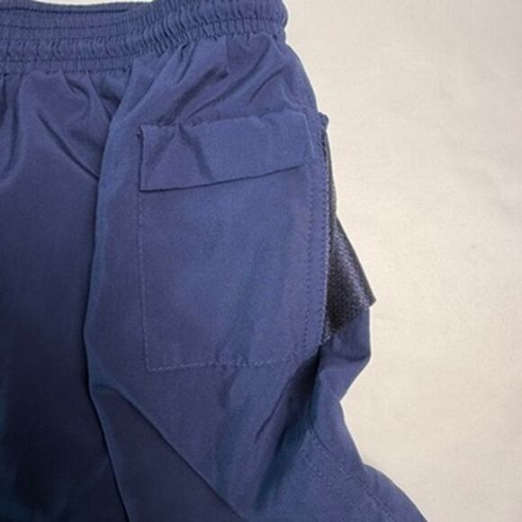 Vintage RaceReady Women's Long Distance MicroMove Running Shorts Blue USA Medium - Picture 4 of 10